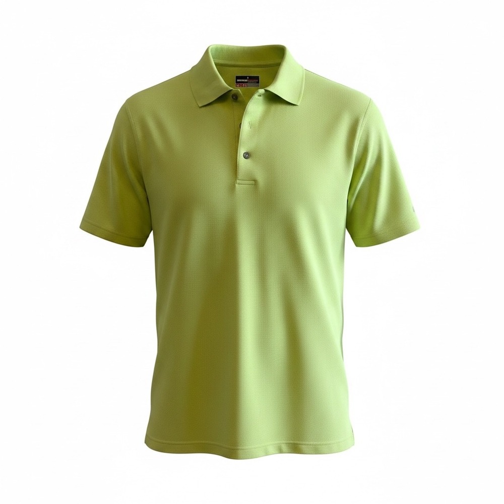 Grand Slam Performance Men's XL Lime Green Golf Polo Shirt Short Sleeve